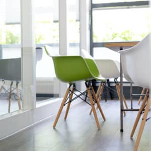 chaise de bureau verte