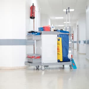 chariot de nettoyage secteur medical